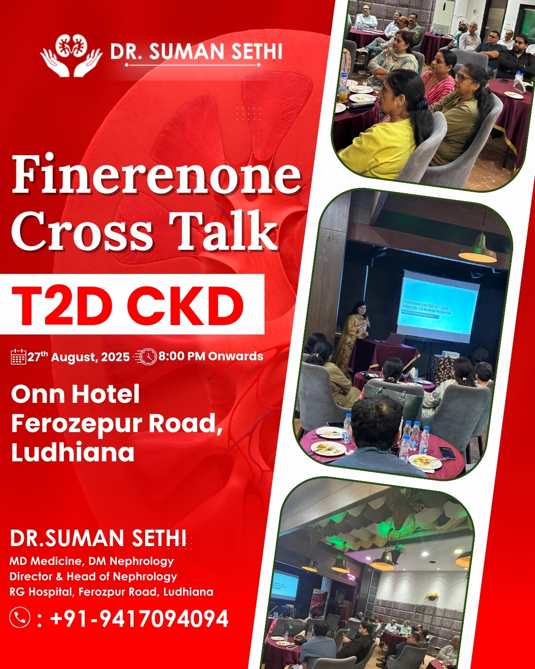 Finereone Cross Talk. T2D CKD Talk