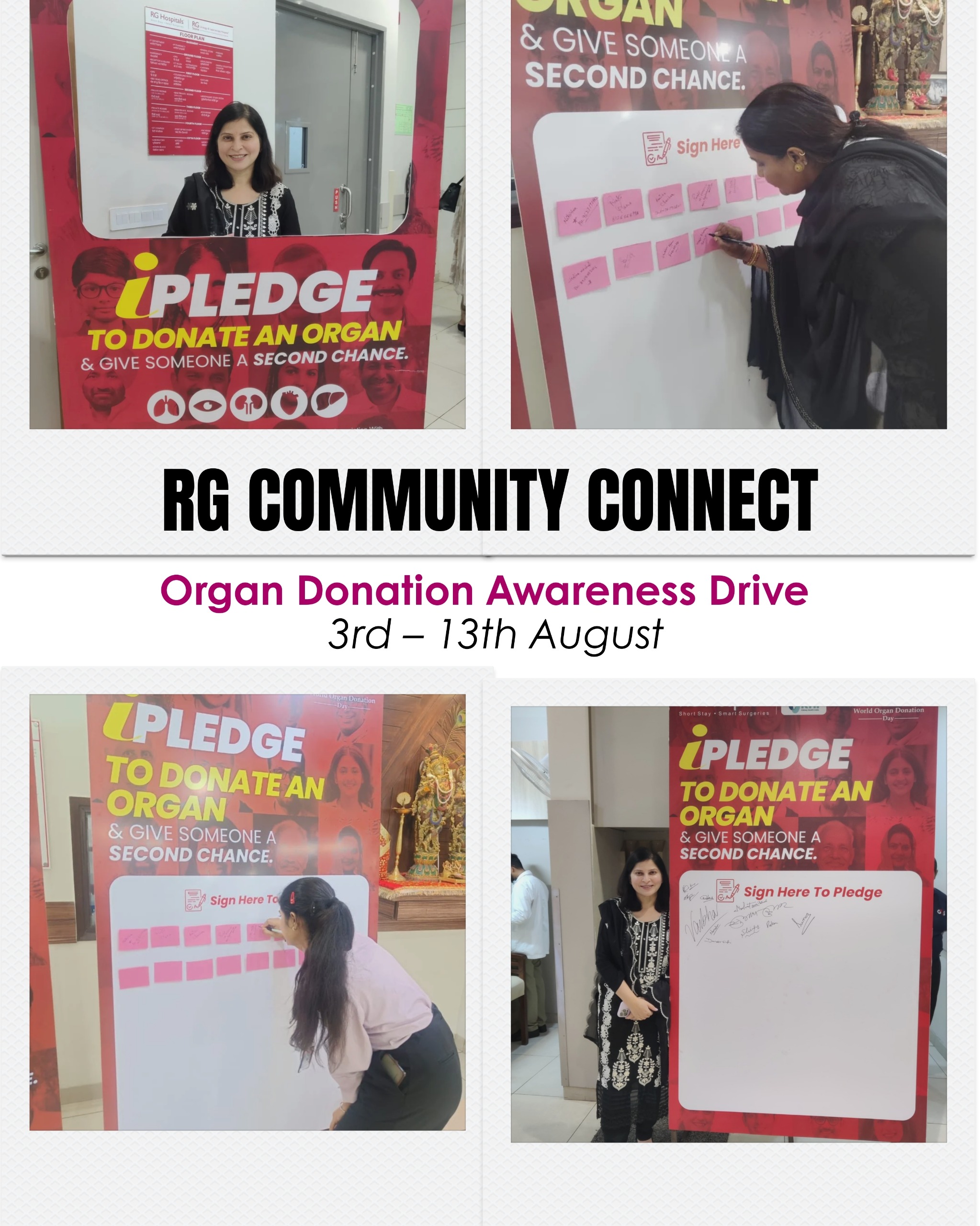 Organ Donation Awareness Drive : 3rd – 13th August,2025