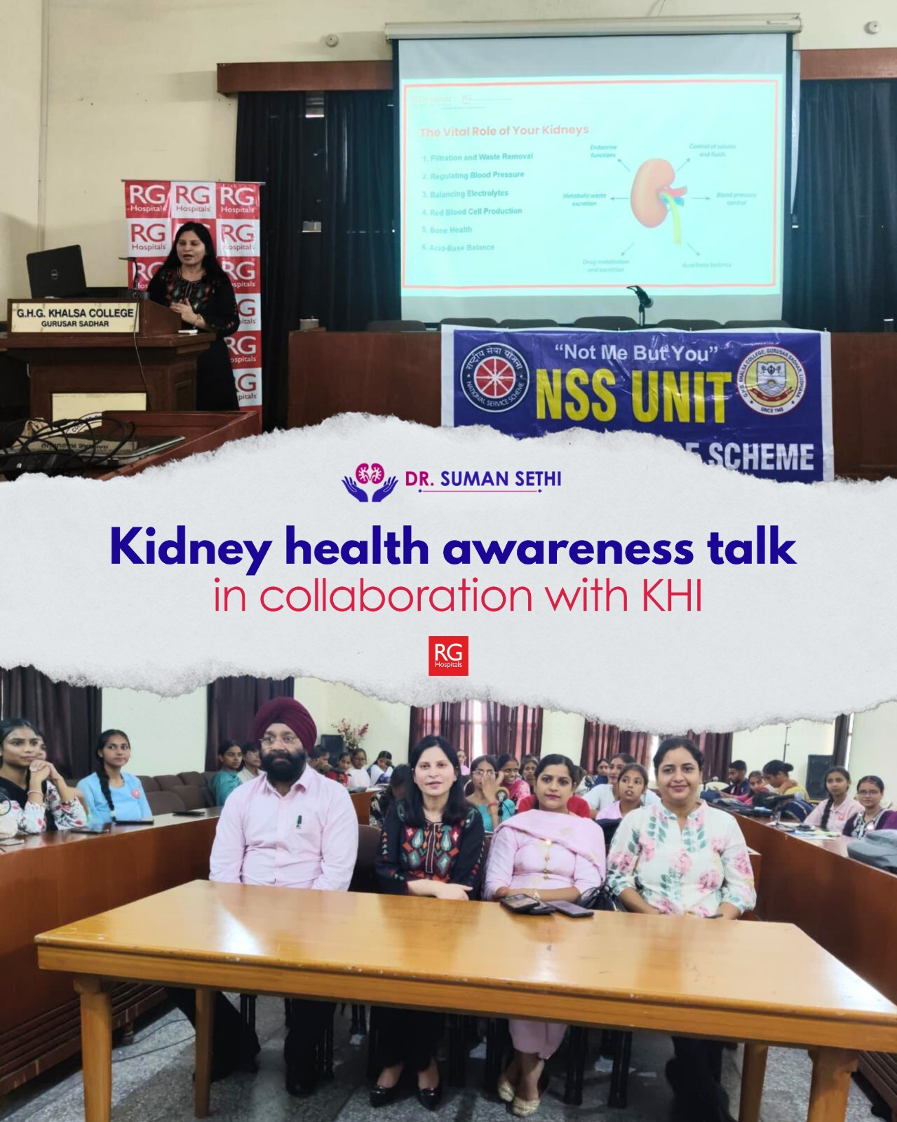 Kidney Health Awareness Talk in collaboration with KHI