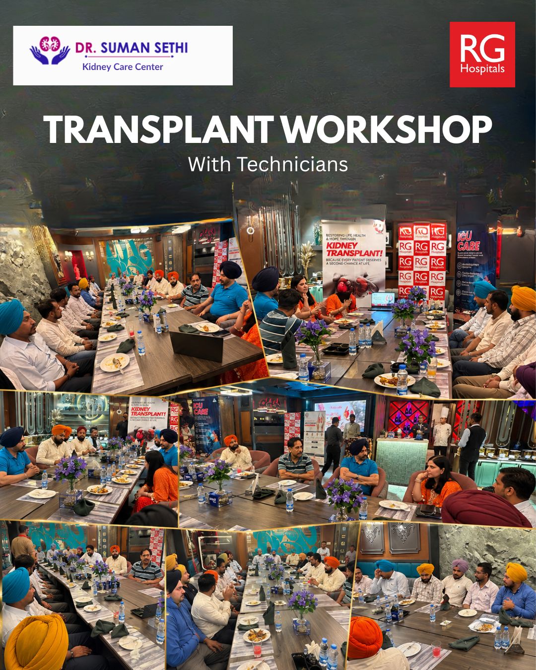 Transplant Workshop with Technicians
